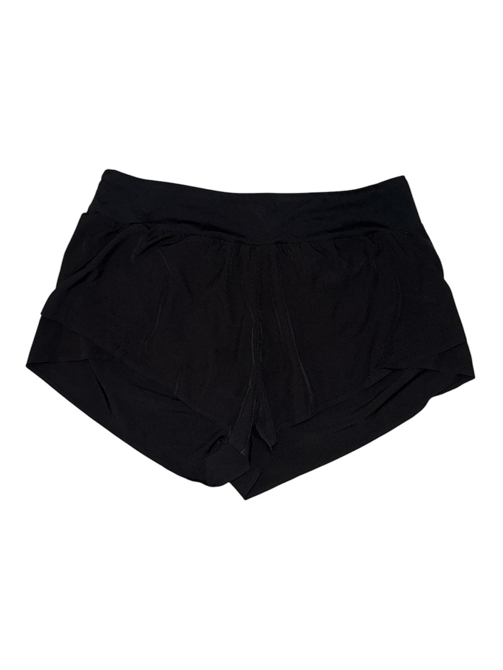 JoyLab Women’s XL Black High Rise Running Shorts Laser Cut Athletic Workout